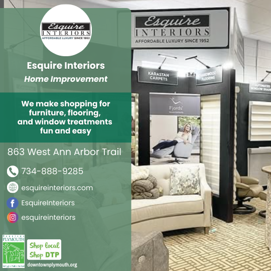 Esquire Interiors Downtown Plymouth Michigan 48170