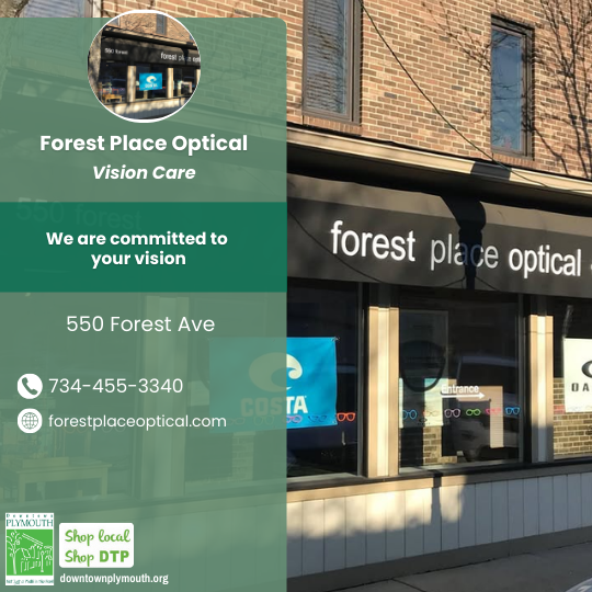 Forest Place Optical Downtown Plymouth Michigan 48170