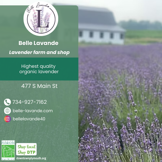 Belle Lavande Downtown Plymouth Michigan 48170