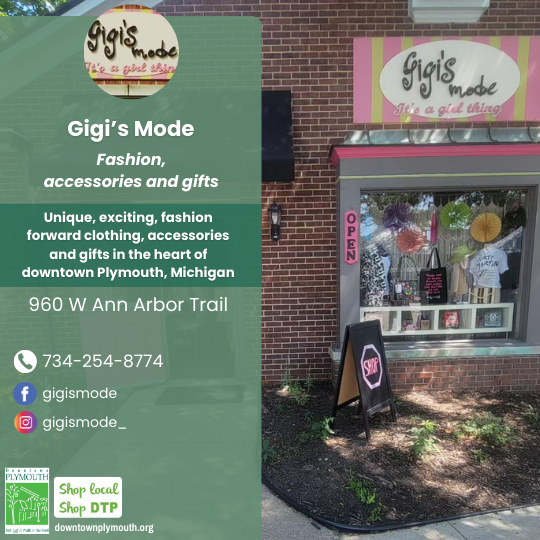 Gigis Mode Downtown Plymouth Michigan 48170