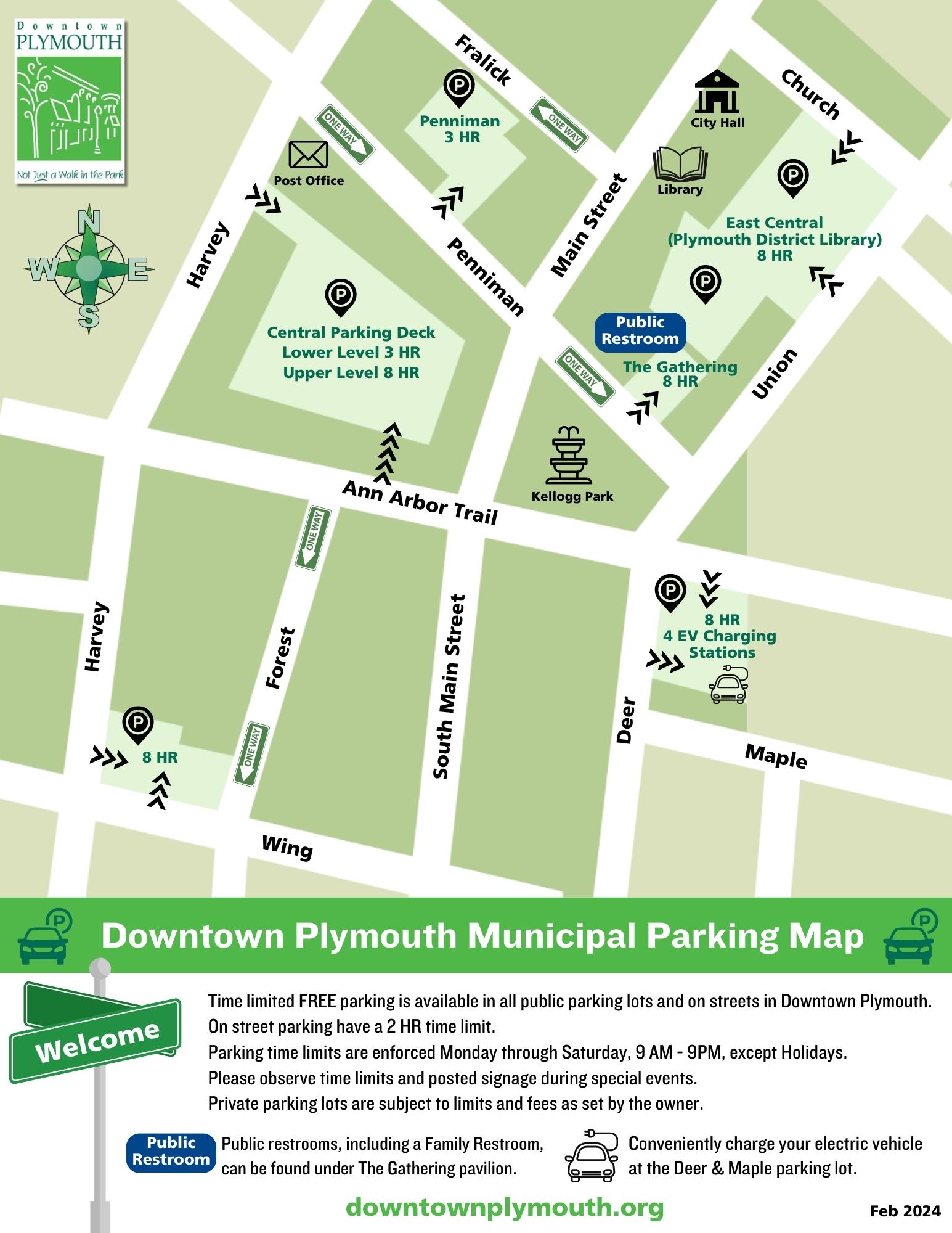 DTP Municipal Parking Map